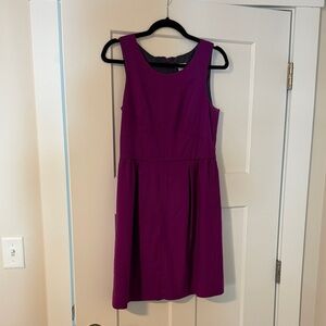 J. Crew Factory Purple Sleeveless Dress